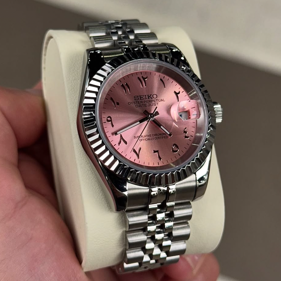 ELVANE® Baby Pink Arabic Dial