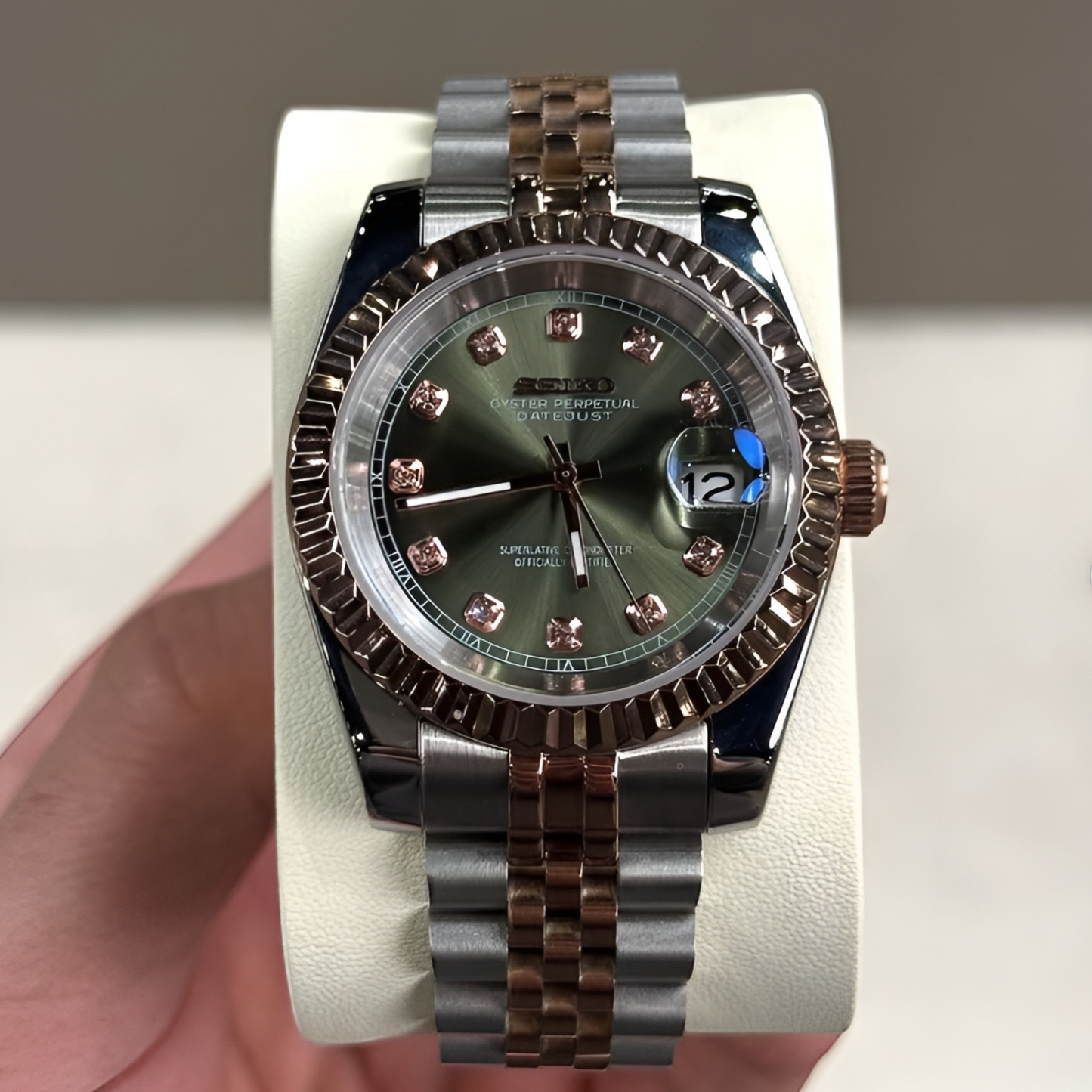 ELVANE® Royalé Olive Diamond Dial