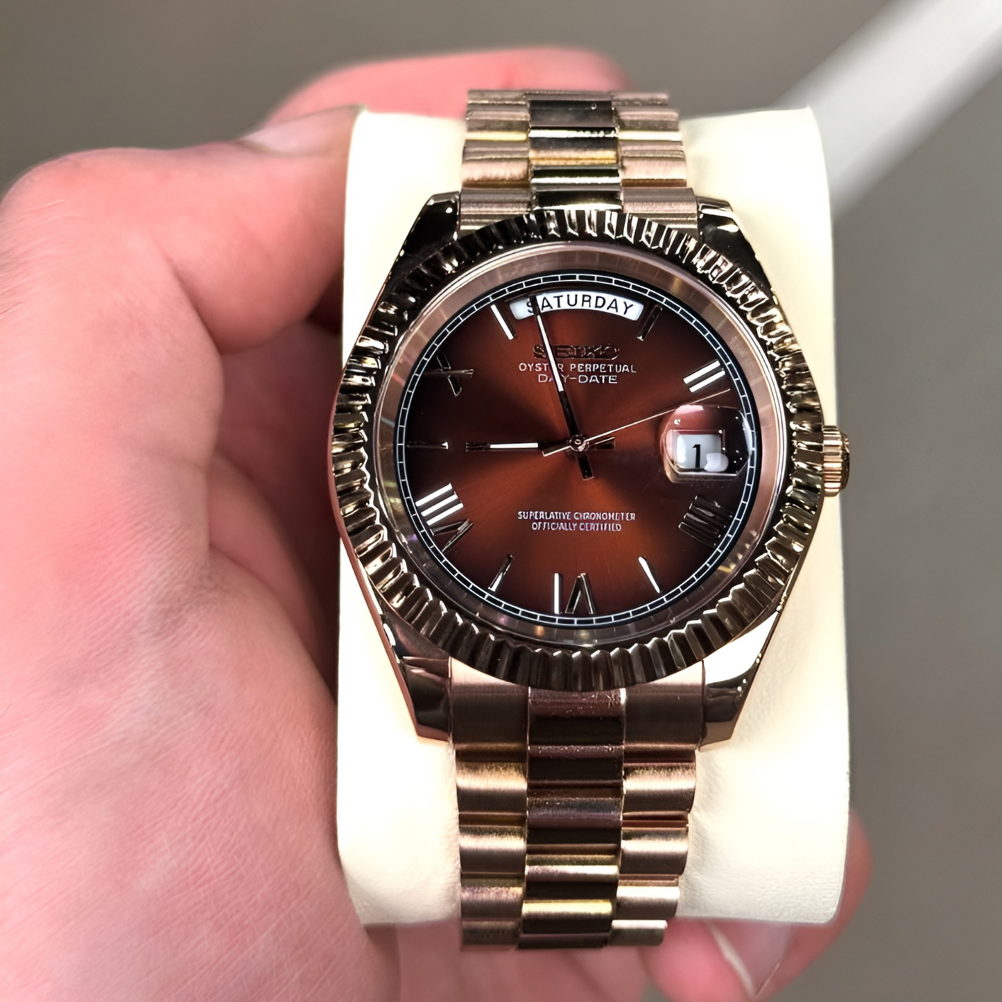 ELVANE® Champagne Roman Numeral