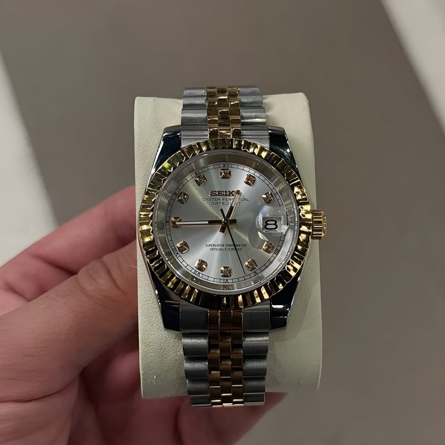ELVANE® Golden Luxe Diamond Dial