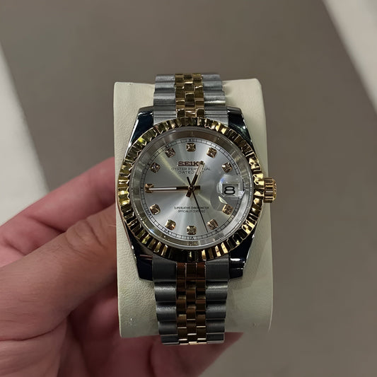 ELVANE® Golden Luxe Diamond Dial