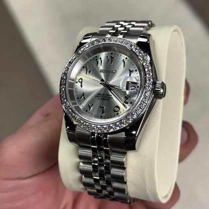 ELVANE® Titanium Diamond Arabic Dial