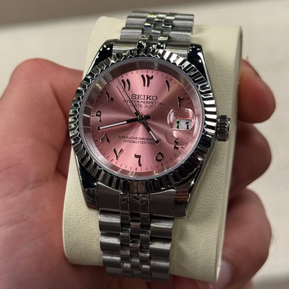 ELVANE® Baby Pink Arabic Dial