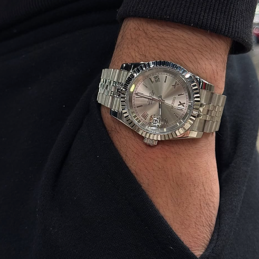 ELVANE® Chrome Roman Numeral Dial