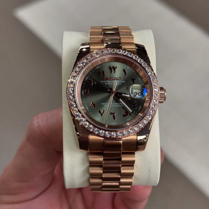 ELVANE® Royalé Olive Arabic Dial